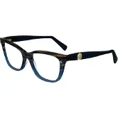 Longchamp LO2744 N 55/16/140 Texturiertes Blau Acetat DAMEN LO2744 N