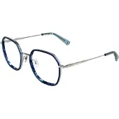 Longchamp LO2183 53/20/140 Brille Marmorblau Metall FRAU LO2183