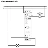 F+F Lichsteurung Bistabile Relais mit Zeitschalter (Timer) BIS-413 230V