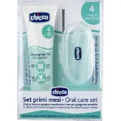 Chicco Baby Zahnpflegeset mit 30ml Zahnungsgel und Fingermuldenbürste
