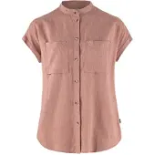 Fjällräven Women's Övik Hemp SS Shirt Kragen