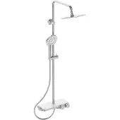 Ideal standard Duschbrauseset mit Thermostat Duschsäule inkl. Thermostat Ceratherm S200 chrom glänzend A7331AA