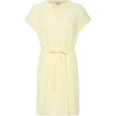 Oxmo Minikleid "Minikleid OXNInna Linen Mix Vneck"