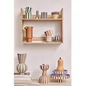 OYOY Toppu Gericht Caramel/Lavender - Living Design Living Design, Braun / Rost, für Küche, Stein