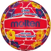 Molten Beachvolleyball V5B1300 blumen/rot