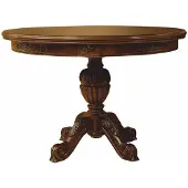 Casa Padrino Luxus Barock Esstisch Dunkelbraun 100-140 cm - Barock Esszimmer Möbel