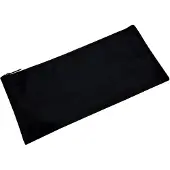Markenlos Polyester Banktasche mit Reißverschluss und großem Fach, 25x11x0,5 cm