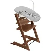 Stokke Tripp Trapp Bundle Treppenhochstuhl inkl. Newborn Set Light Grey, braun