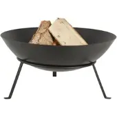Jet-Line Feuerschale Minnesota aus Metall in Schwarz Ø 50 cm