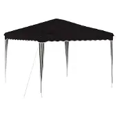 vidaXL Pop-up Partyzelt 288 x 288 x 245 cm Schwarz Oxford-Stoff