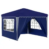 vidaXL Pop-up Partyzelt 288 x 288 x 245 cm Blau Oxford-Stoff