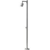 Eichenwald Ideal Modell 70 Gartendusche mit Heizband Frosto in Edelstahl