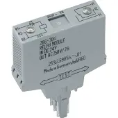 Wago 286-307/004-000 Relaismodul,Eingangsnennspannung DC 110 V,1 Wechsler,grau 286307004000