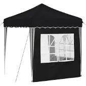vidaXL Pop-up Partyzelt 195 x 195 x 245 cm Anthrazit Oxford-Stoff
