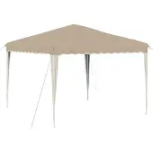 vidaXL Pop-up Partyzelt 288 x 288 x 245 cm Creme Oxford-Stoff