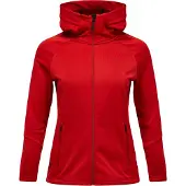 Peak Performance - Women's Rider Essentials Zip Hood - Fleecejacke Gr M rot