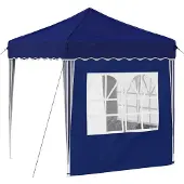 vidaXL Pop-up Partyzelt 195 x 195 x 245 cm Blau Oxford-Stoff