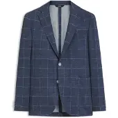 BOSS Kariertes Slim-Fit Sakko aus Stretch-Jersey Grösse 106