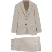 BOSS Slim-Fit Zweiteiler aus Woll-Mix mit Seide Grösse 54
