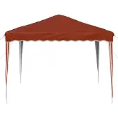 vidaXL Pop-up Partyzelt 288 x 288 x 245 cm Terrakotta Oxford-Stoff