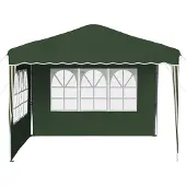 vidaXL Pop-up Partyzelt 288 x 288 x 245 cm Grün Oxford-Stoff