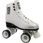 KRF School Aluminium Leather Velcro Rollschuhe