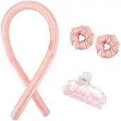 INF Curling-Set - Locken ohne Hitze Rosa