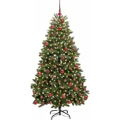 vidaXL Lumi (mit 300 LEDs und roten Bällen)