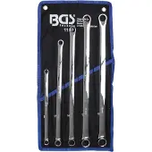 Bgs 1187 Doppelringschlüsselsatz, 8 - 19 mm, extra lang