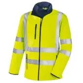 TeXXor Warnschutz Softshelljacke NIAGARA, gelb 4103 , 1 Stück, Größe: XL