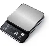 INF Digitale Küchenwaage, wasserdicht, mit Rückwaage 10kg/1g