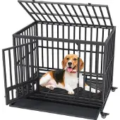 OEM Hundebett - 65×95×81 cm - Hundebank - Mit Rädern