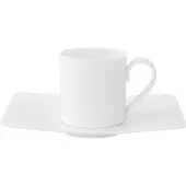 Villeroy & Boch Modern Grace Mokka-/Espressotasse mit Untertasse