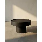 KADIMA DESIGN Couchtisch Schwarz, Metall, Einzigartiges Pilz-Design. 60x60x36 cm |