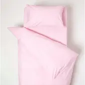 Homescapes Kinderbettwäsche, rosa, 100% Baumwolle Fadendichte 200