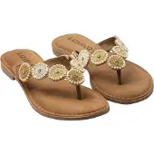 Lazamani Pantoletten Damen Beige Wildleder