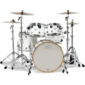 DW Drums DW Design Series 22 4-teiliger Kesselsatz Weiß Hochglanz