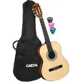 Cascha Student Series Classical Guitar 3/4 (incl. padded bag, 3 picks)