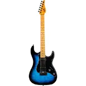 JET Guitars JET JS-450 Thermisch behandeltes Ahorn Blue Burst