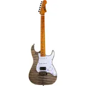 JET Guitars JS-450 Ahorn geröstet Transparent schwarz