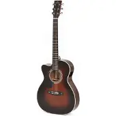 Sigma OMTC-1EL-SB ElektroAkustikgitarre für Linkshänder Sunburst