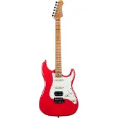 JET Guitars JS-400 HSS Thermisch behandelter Ahorn Korallenrot