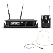 LD Systems U505BPHH Funkmikrofon mit Bodypack und Headset hautfarben