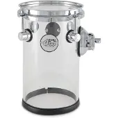 DW Drums DW Design 6" x 10" Rata Tom Acryl klar