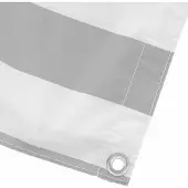 vidaXL Balkonsichtschutz Hellgrau und Weiß 90 x 800 cm