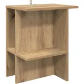 vidaXL Couchtisch 2 stk. Artisan-Eiche 40 x 30 x 49 cm Holzwerkstoff