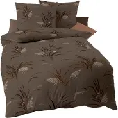 Kaeppel Interlock Jersey Bettwäsche Swing mocca 155x220 cm + 80x80 cm