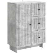 vidaXL Sideboard Betongrau 66 x 34,5 x 90 cm Holzwerkstoff