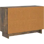 vidaXL Sideboard Geräucherte Eiche 89 x 34,5 x 60 cm Holzwerkstoff