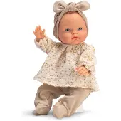 ASI Spanische Baby-Puppe Alex 36 cm lebensecht mit beweglichen Gliedmaßen und Kopf